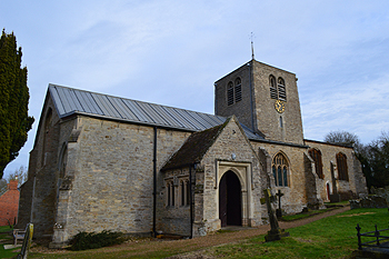 The church from the south-west January 2015